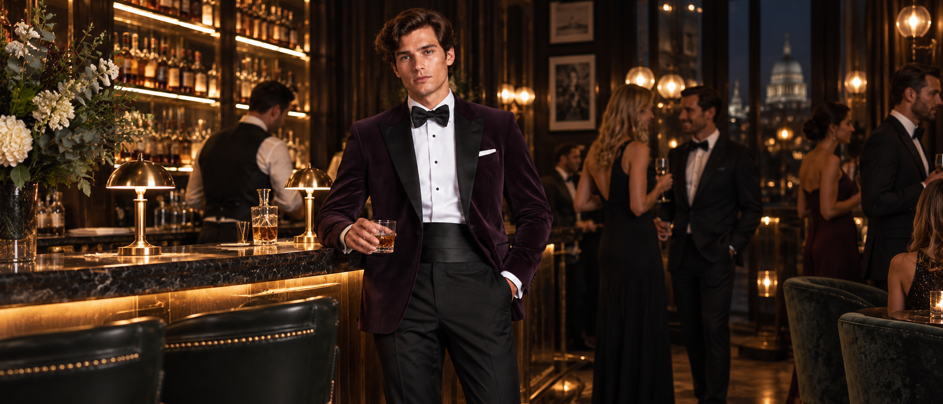 Velvet Tuxedo Suit
