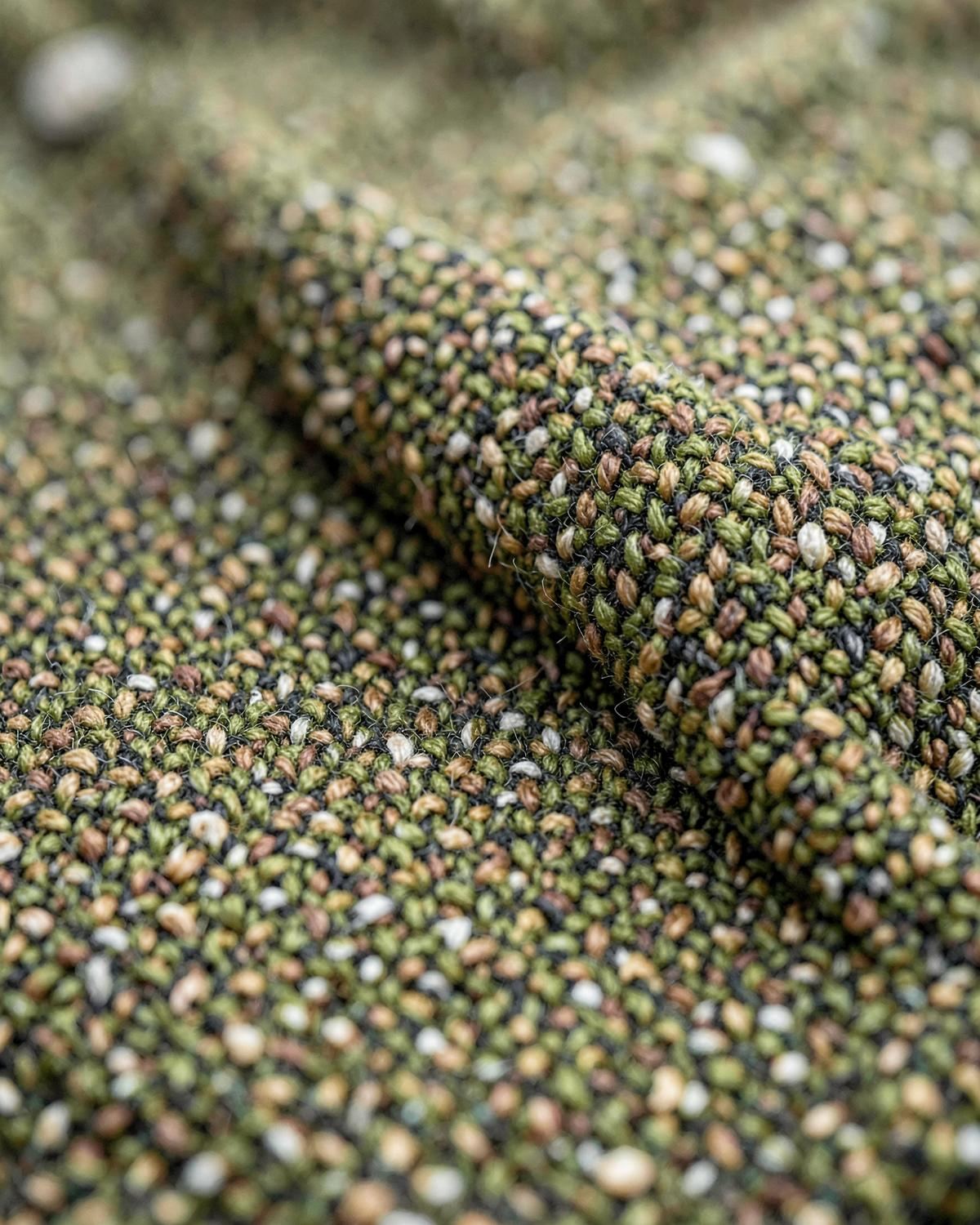 Tweed cloth with a country check