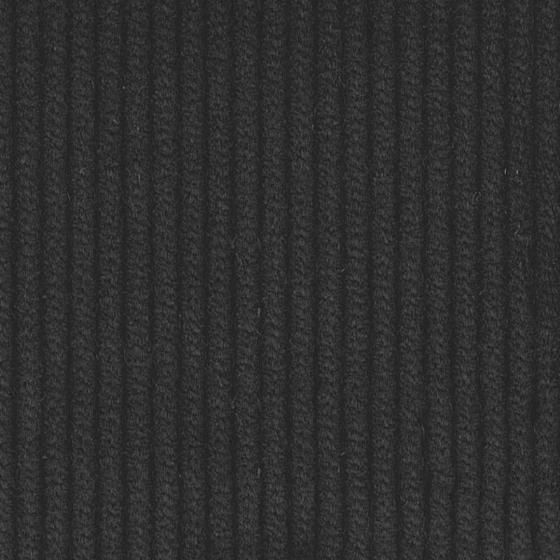 Corduroys & Moleskin 1824010 Black 8 Wale Corduroy swatch