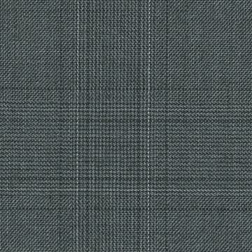 Grey Split Matt Check Plaid Fancy Holland & Sherry 3123006 cloth swatch