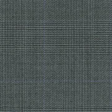 Mid Grey Glen Check Plaid Holland & Sherry 3123007 cloth swatch