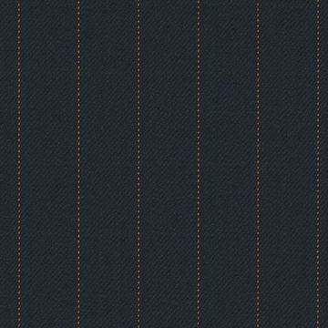 Navyorange Pin Dot Stripe Holland & Sherry 3123026 cloth swatch