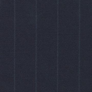 Navy Soft Chalk Stripe Holland & Sherry 3123035 cloth swatch