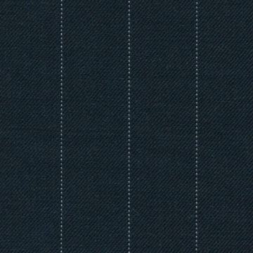 Navy Pin Dot Stripe Holland & Sherry 3123039 cloth swatch