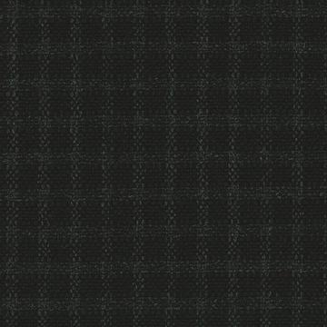 Charcoal shadow block check plaid — Holland & Sherry Crispaire cloth 3324036