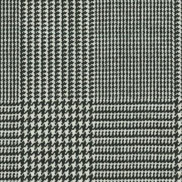 Black and white glen check plaid — Holland & Sherry InterCity cloth 6024013