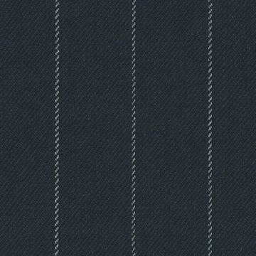 Dark navy chalk stripe — Holland & Sherry InterCity cloth 6024029