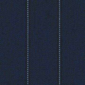 Dark royal bluewhite pin dot fancy stripe — Holland & Sherry InterCity cloth 6024053