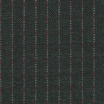 Charcoalred pin dot fancy stripe — Holland & Sherry InterCity cloth 6024057