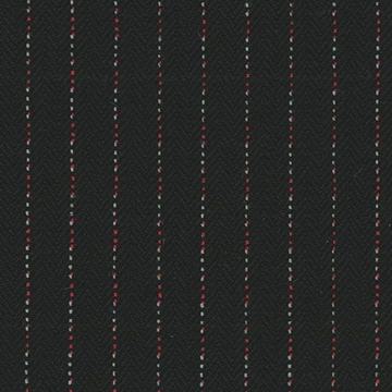Blackred pin dot fancy stripe — Holland & Sherry InterCity cloth 6024058