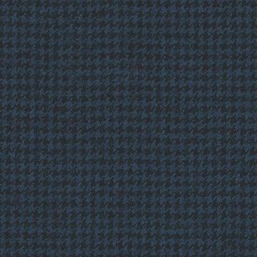 Classic Worsted Flannel 7523016 Navy Houndstooth swatch
