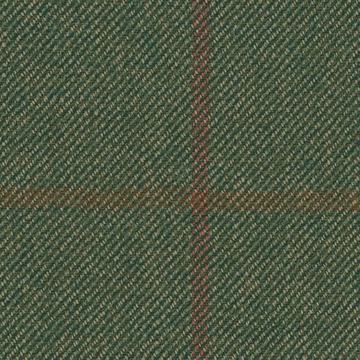 Moorland Tweeds 8323016 Sageforest Green Mix With Blush Pinkrust Windowpane swatch
