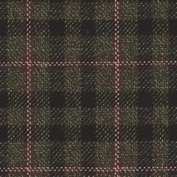 Moorland Tweeds 8323037 Moorland Tweeds Brown Block With Maroonpowder Pink Guarded Windowpane swatch