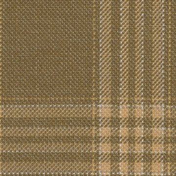 Moorland Tweeds 8323040 Moorland Tweeds Fawn With Yellow Block Windowpane swatch