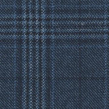 Moorland Tweeds 8323044 Moorland Tweeds Blue Tonal Mock Glen Check Plaid swatch