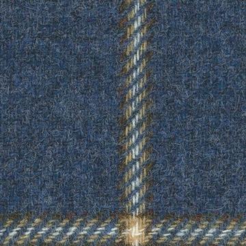 Sherry Tweed 8825013 Denim Bluecaramel Ombre Windowpane swatch