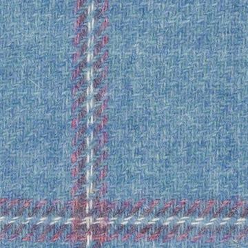 Sherry Tweed 8825014 Ice Bluepink Ombre Windowpane swatch