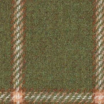 Sherry Tweed 8825016 Olive Greenbuttermilk Ombre Windowpane swatch