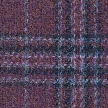 Sherry Tweed 8825024 Purplenavy Check Plaid swatch