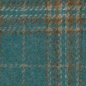Sherry Tweed 8825027 Tealhazelnut Check Plaid swatch