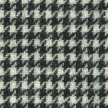 Sherry Tweed 8825031 Black And White Houndstooth swatch
