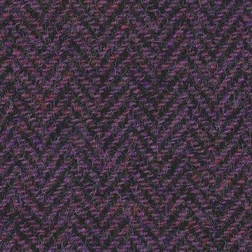 Sherry Tweed 8825040 Aubergine Herringbone swatch