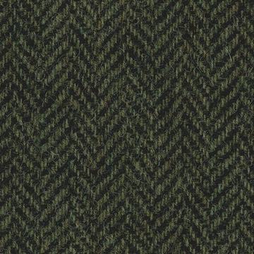 Sherry Tweed 8825104 Dark Olive Herringbone swatch