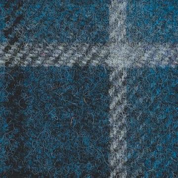 Harris Tweed 8924006 Blue Block Plaid swatch