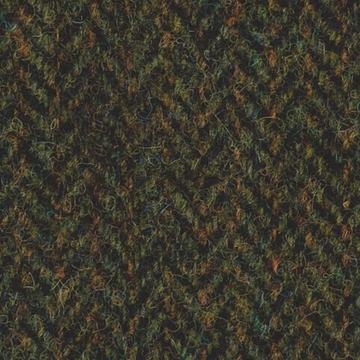 Harris Tweed 8924013 Forest Green Mix Herringbone swatch